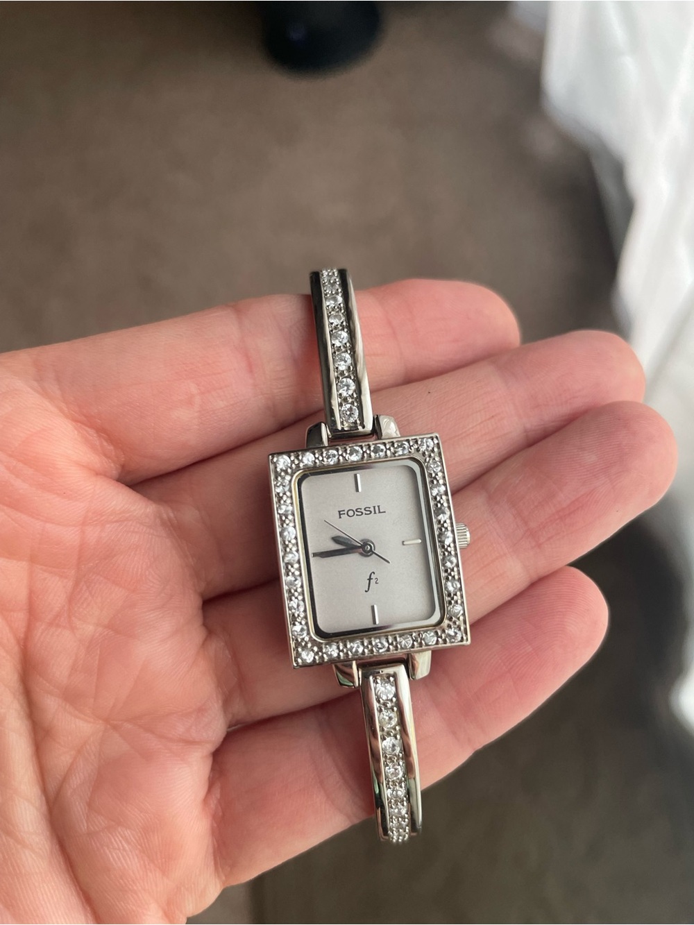 Women’s Fossil F2 Bling Rhinestone Watch - RARE Elegant